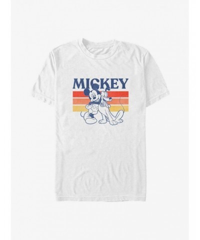Disney Mickey Mouse Retro Squad Mickey and Pluto Big & Tall T-Shirt $13.75 T-Shirts