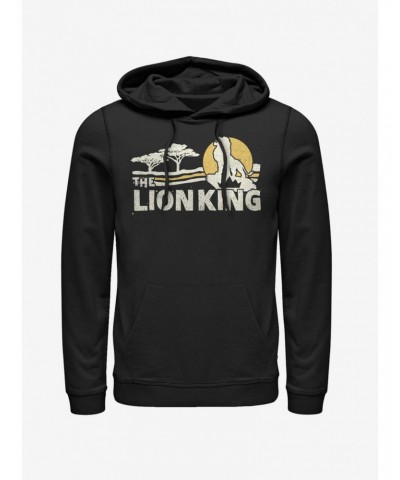 Disney The Lion King 2019 Savannah Scene Back Hoodie $19.76 Hoodies