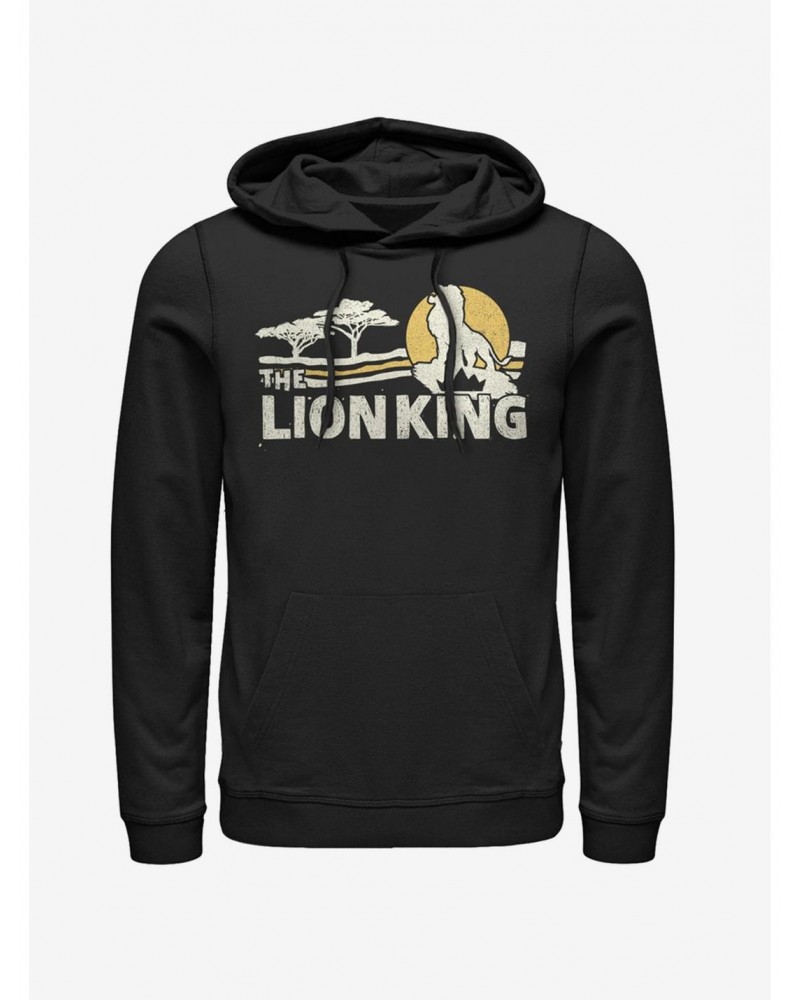 Disney The Lion King 2019 Savannah Scene Back Hoodie $19.76 Hoodies