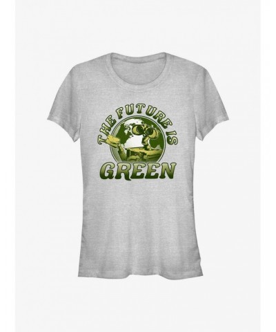 Disney Pixar Wall-E Earth Day Green Future Girls T-Shirt $10.46 T-Shirts