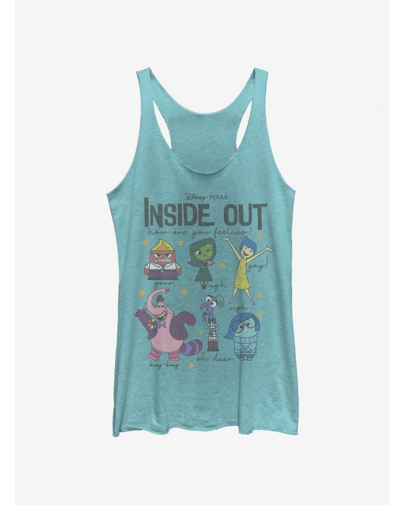 Disney Pixar Inside Out How Are You Feeling Girls Tank $11.66 Tanks