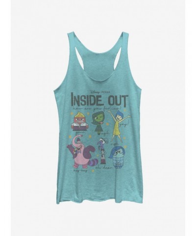 Disney Pixar Inside Out How Are You Feeling Girls Tank $11.66 Tanks