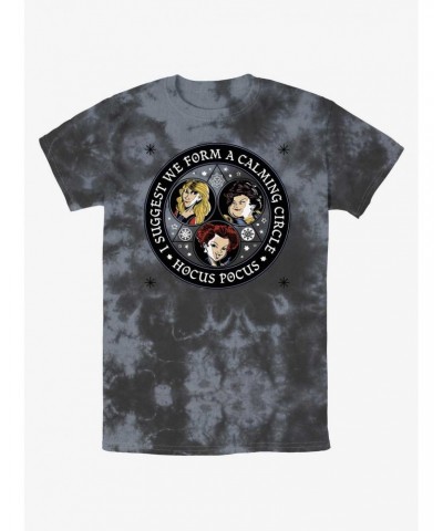 Disney Hocus Pocus Sanderson Sisters Calming Circle Tie-Dye T-Shirt $8.29 T-Shirts