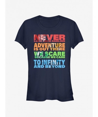 Disney Pixar Rainbow Of Quotes Girls T-Shirt $10.21 T-Shirts