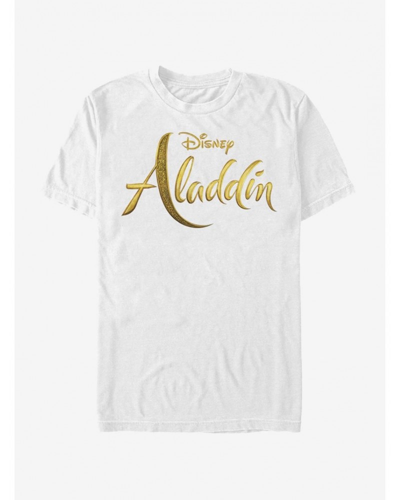Disney Aladdin 2019 Aladdin Live Action Logo T-Shirt $11.95 T-Shirts