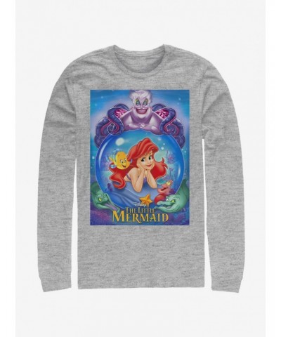 Disney The Little Mermaid Ariel And Ursula Long-Sleeve T-Shirt $13.49 T-Shirts