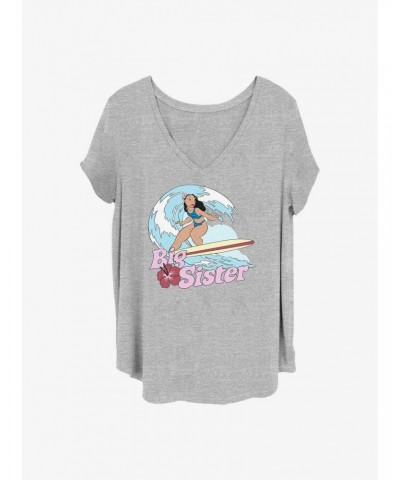 Disney Lilo & Stitch Big Sister Nani Girls T-Shirt Plus Size $13.58 T-Shirts