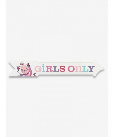 Disney The Aristocats Girls Only Arrow Wood Wall Decor $7.88 Décor