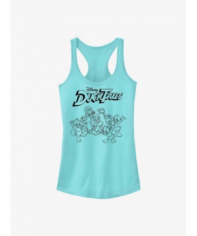 Disney Ducktales Tie Dye Tales Girls Tank $10.71 Tanks