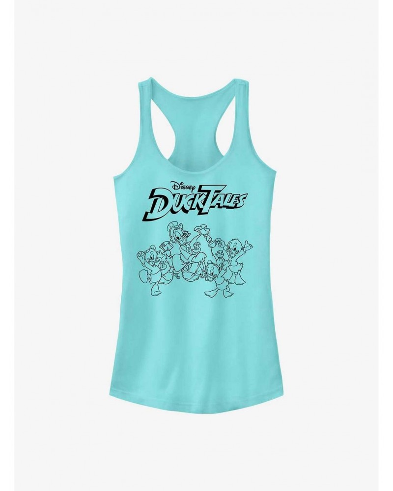 Disney Ducktales Tie Dye Tales Girls Tank $10.71 Tanks