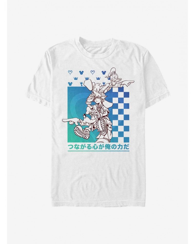 Disney Kingdom Hearts Power Friends T-Shirt $8.37 T-Shirts