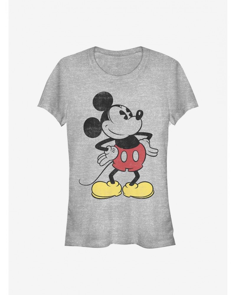 Disney Mickey Mouse Classic Vintage Mickey Girls T-Shirt $8.47 T-Shirts