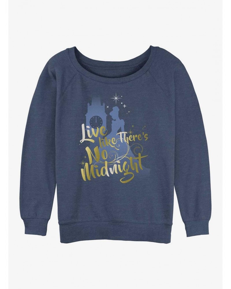 Disney Cinderella No Midnight Girls Slouchy Sweatshirt $16.61 Sweatshirts