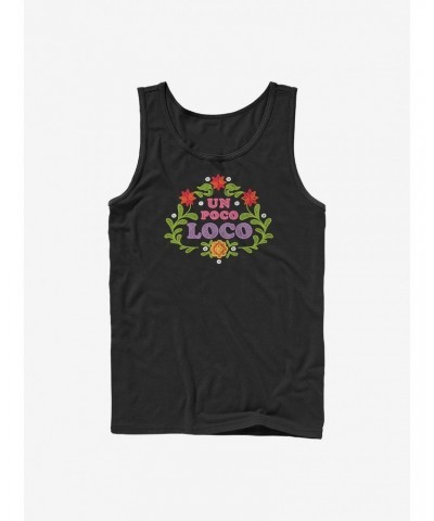 Disney Pixar Coco Un Poco Loco Floral Emblem Tank $7.47 Tanks