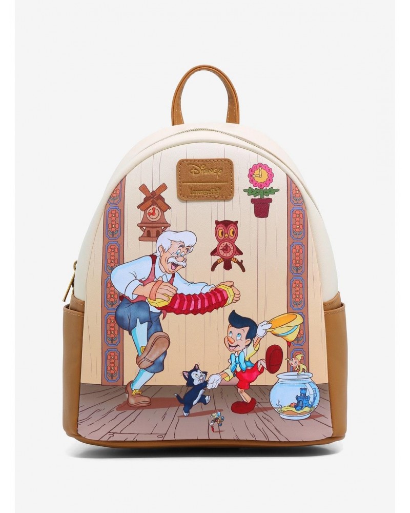 Loungefly Disney Pinocchio Dancing Mini Backpack $26.96 Backpacks