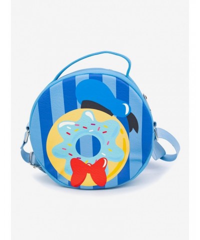 Disney Donald Duck Donut Dessert With Stripes Cross Body Bag $13.23 Bags