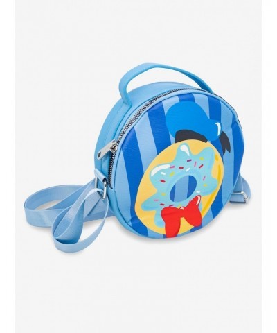 Disney Donald Duck Donut Dessert With Stripes Cross Body Bag $13.23 Bags