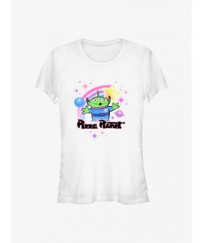 Disney Pixar Toy Story Pizza Planet Alien Airbrush Girls T-Shirt $9.21 T-Shirts
