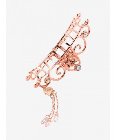 Disney Beauty And The Beast Belle Rose Gold Claw Hair Clip $7.27 Clips