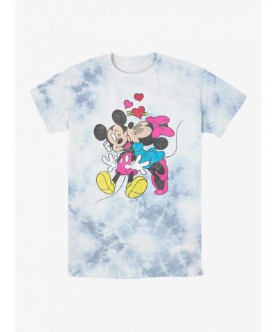 Disney Mickey Mouse Loves and Kisses Tie-Dye T-Shirt $9.32 T-Shirts