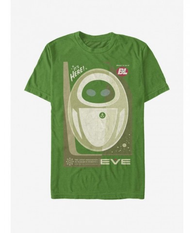 Disney Pixar Wall-E Eve Is Here Poster T-Shirt $9.32 T-Shirts