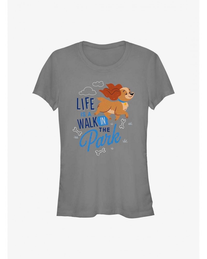 Disney Lady and the Tramp Walk In The Park Girls T-Shirt $7.97 T-Shirts