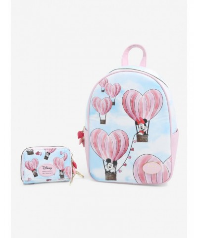 Her Universe Disney Mickey Mouse & Minnie Mouse Heart Balloon Mini Backpack $13.92 Backpacks