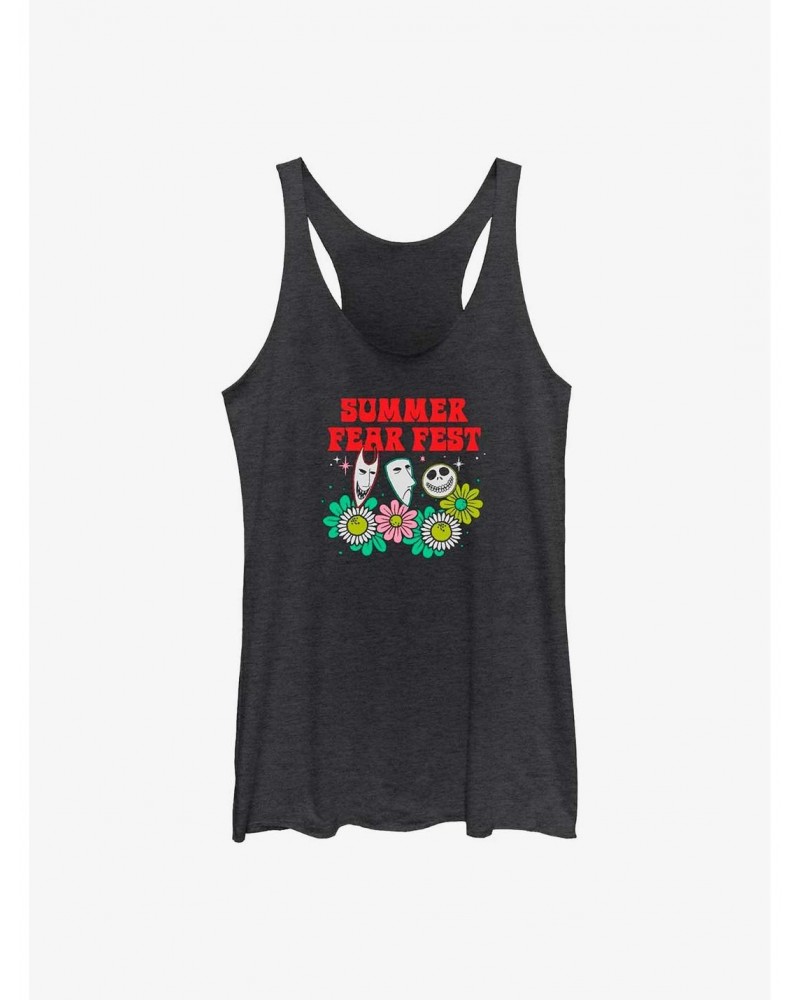 Disney The Nightmare Before Christmas Summer Lock Shock and Barrel Girls Tank $12.43 Tanks