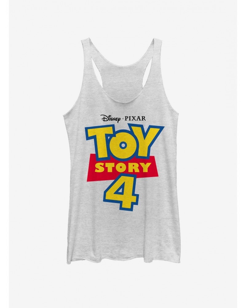 Disney Pixar Toy Story 4 Full Color Logo Girls Tank $12.43 Tanks