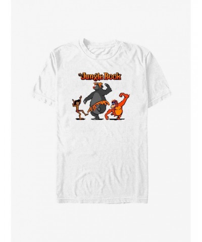 Disney The Jungle Book 8 Bit Jungle T-Shirt $11.47 T-Shirts