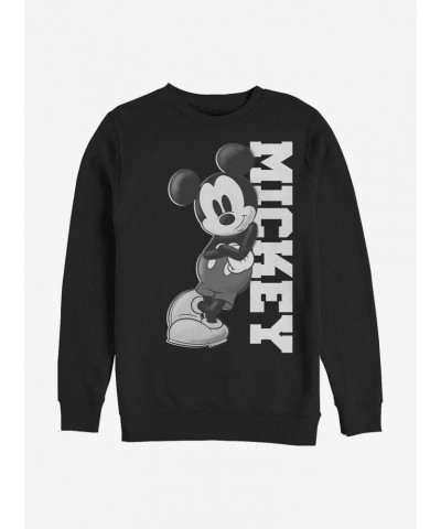 Disney Mickey Mouse Mickey Lean Crew Sweatshirt $11.81 Sweatshirts