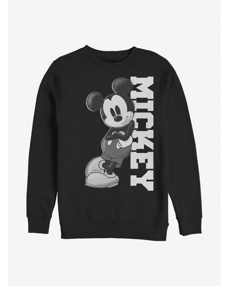 Disney Mickey Mouse Mickey Lean Crew Sweatshirt $11.81 Sweatshirts