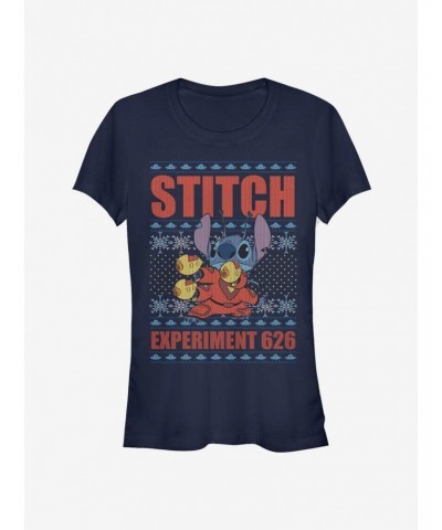 Disney Lilo & Stitch Holiday Experiment 626 Girls T-Shirt $8.72 T-Shirts