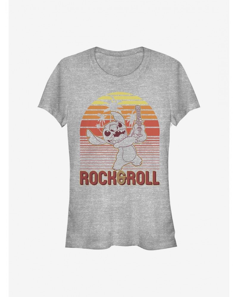 Disney Lilo & Stitch Rock And Roll Stitch Girls T-Shirt $11.21 T-Shirts