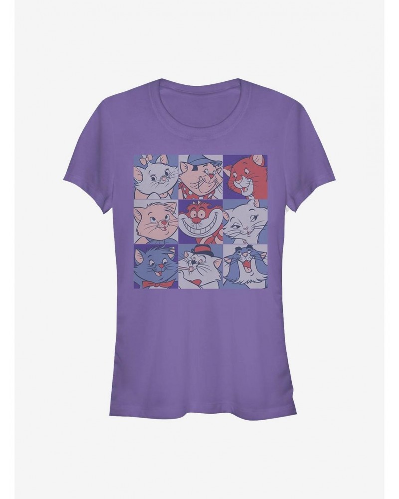 Disney Classic Cats Squared Girls T-Shirt $10.21 T-Shirts