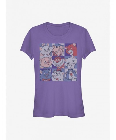 Disney Classic Cats Squared Girls T-Shirt $10.21 T-Shirts