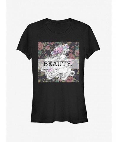 Disney Aurora Floral Print Girls T-Shirt $10.96 T-Shirts