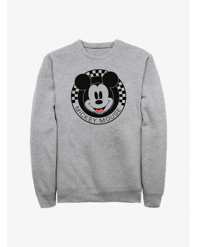 Disney Mickey Mouse Checkered Sweatshirt $14.76 Sweatshirts