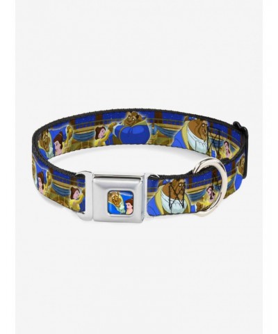 Disney Beauty And The Beast Ball Scene Seatbelt Buckle Dog Collar $10.21 Pet Collars