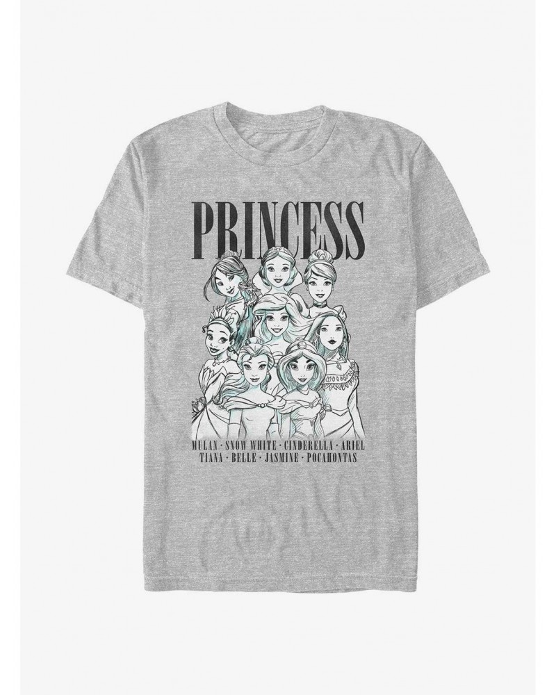 Disney Princesses Contemporary Princess T-Shirt $11.47 T-Shirts