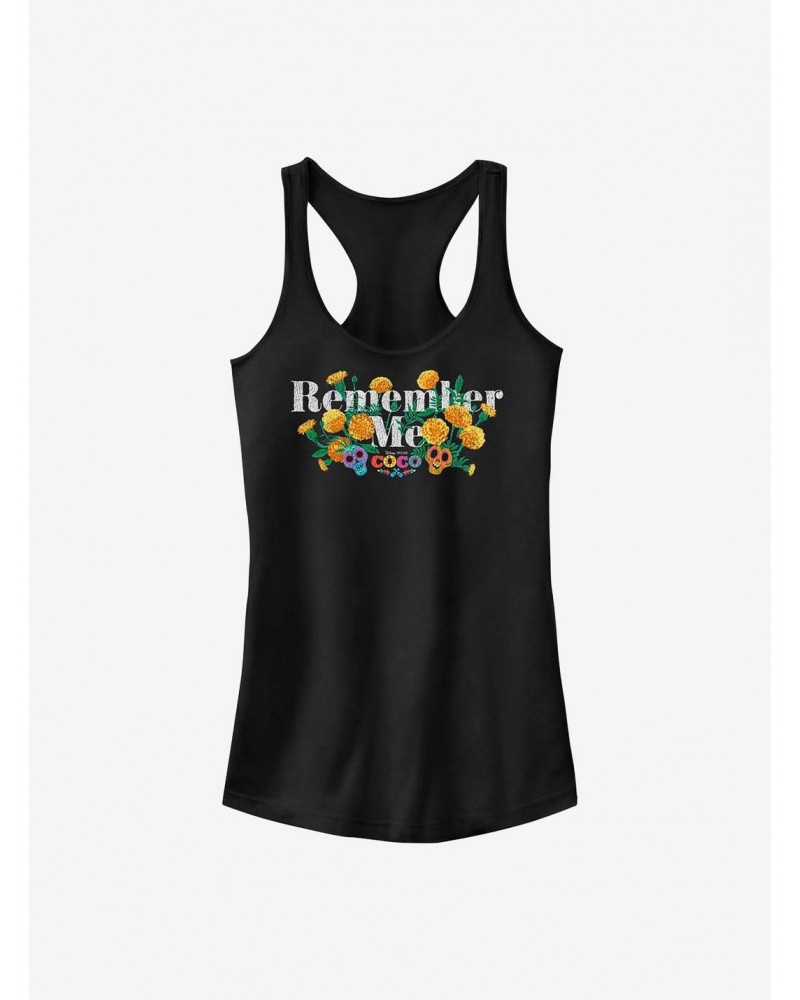 Disney Pixar Coco Remember Me Marigolds Girls Tank $11.45 Tanks