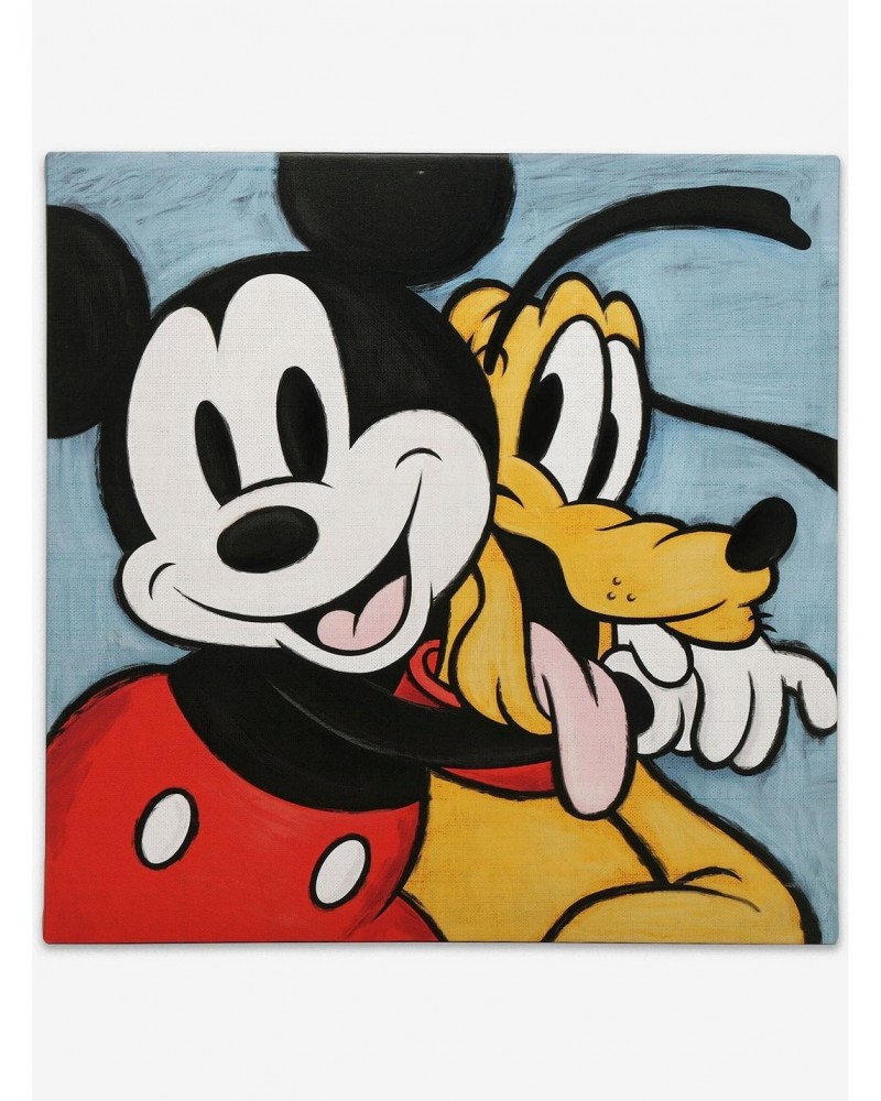 Disney Mickey Mouse And Pluto Canvas Wall Décor $23.06 Décor