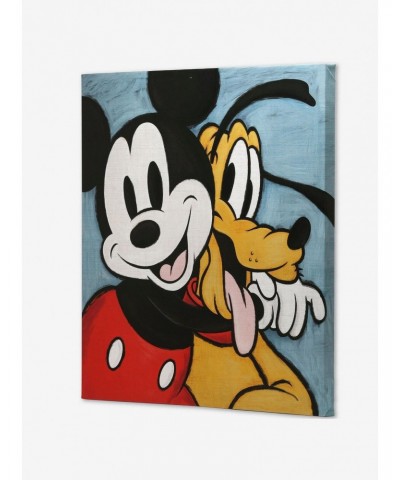 Disney Mickey Mouse And Pluto Canvas Wall Décor $23.06 Décor