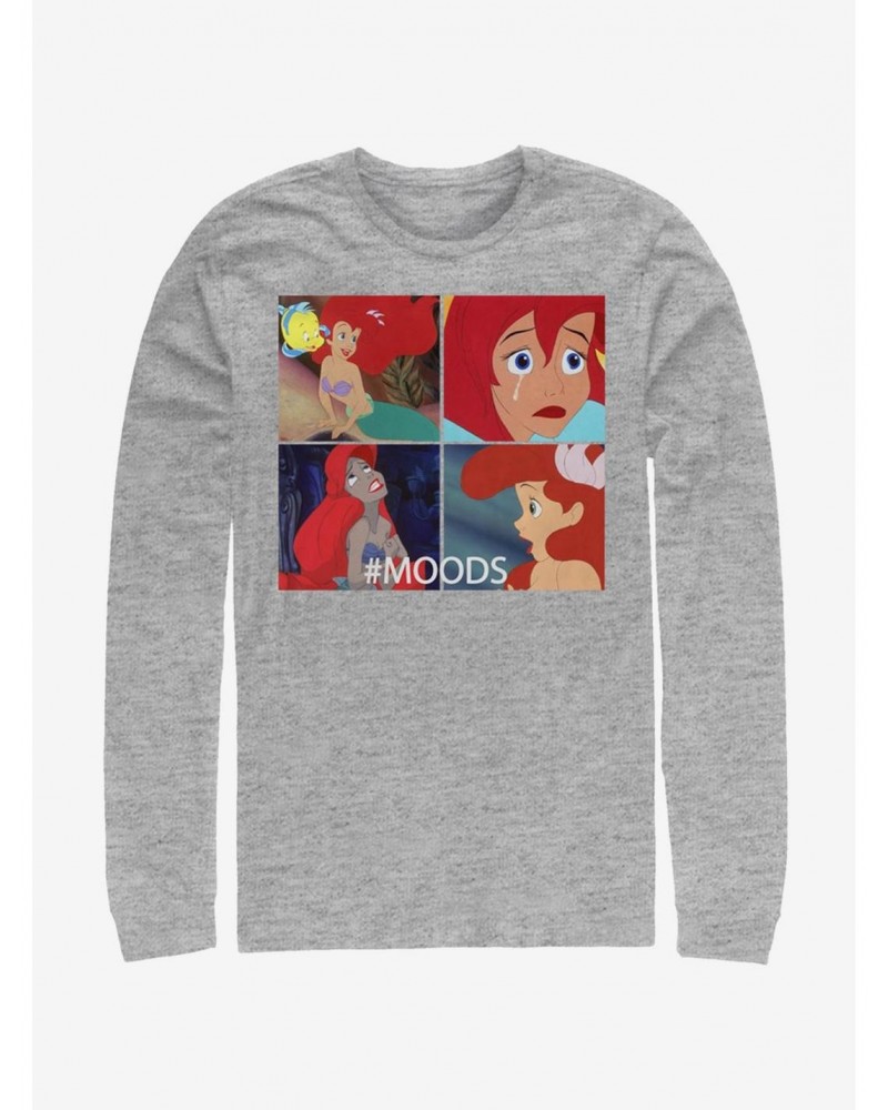 Disney The Little Mermaid Ariel Moods Long-Sleeve T-Shirt $11.84 T-Shirts