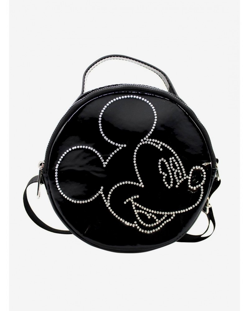 Disney Mickey Mouse Rhinestone Outline Crossbody Bag $26.74 Bags