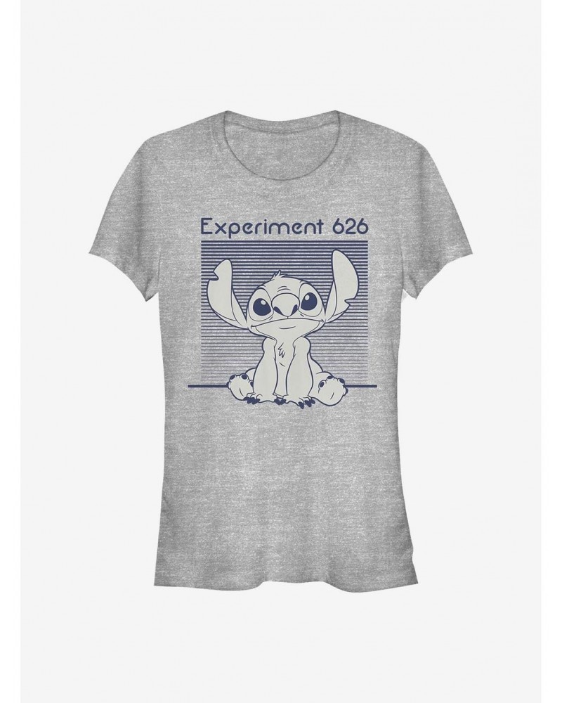Disney Lilo & Stitch Experiment 262 Monochromatic Navy Girls T-Shirt $10.96 T-Shirts