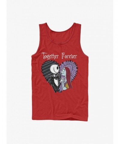 The Nightmare Before Christmas Jack & Sally Together Forever Tank Top $11.95 Tops