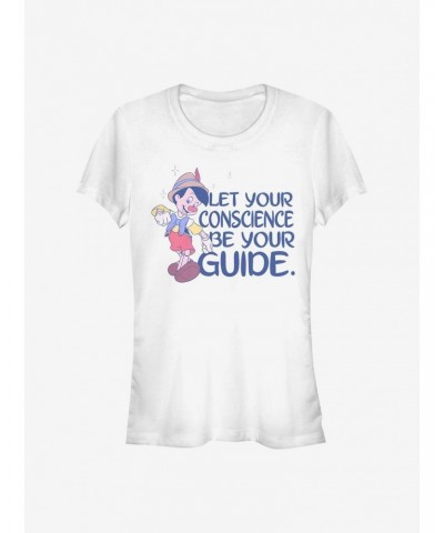Disney Pinocchio Conscious Heart Girls T-Shirt $11.21 T-Shirts