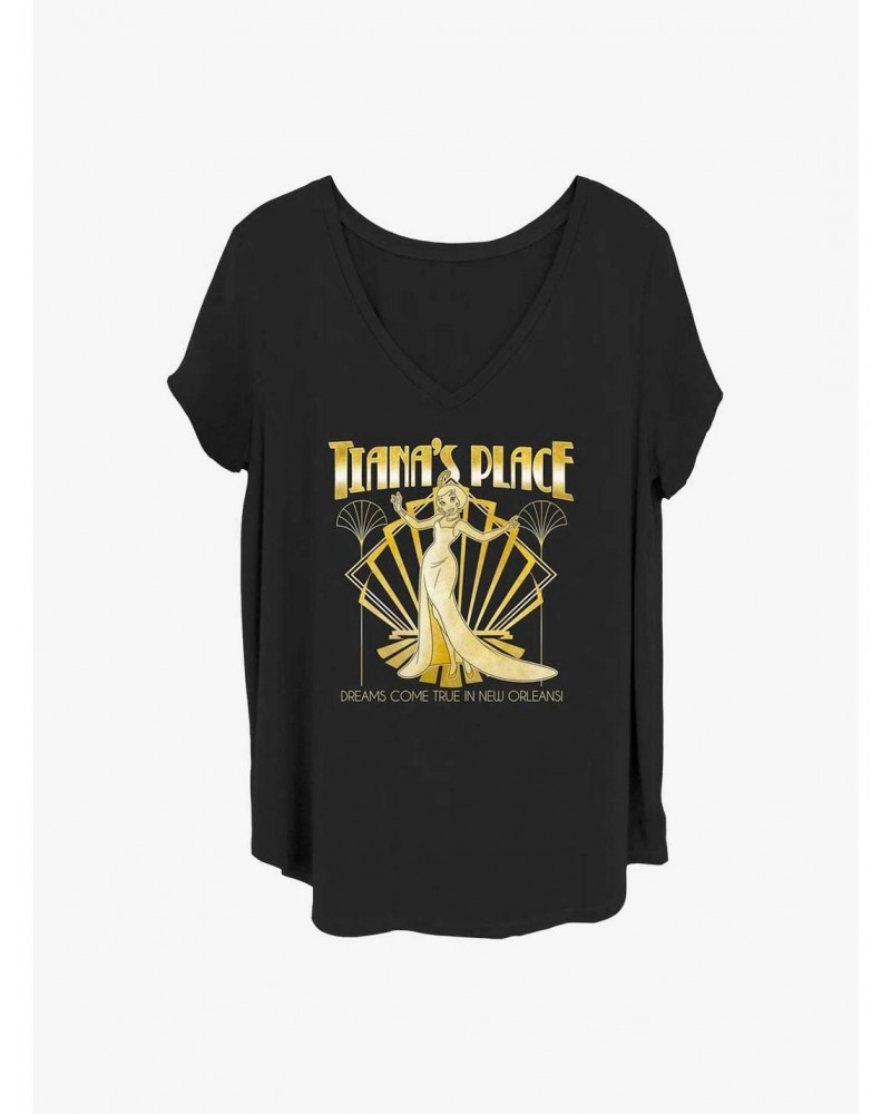 Disney The Princess and the Frog Tiana's Place In New Orleans Girls T-Shirt Plus Size $8.67 T-Shirts