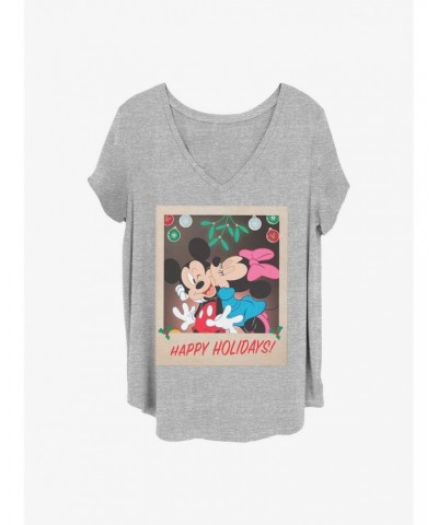 Disney Mickey Mouse Holiday Polaroid Girls T-Shirt Plus Size $14.16 T-Shirts